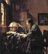 VERMEER VAN DELFT, Jan The Astronomer et oil